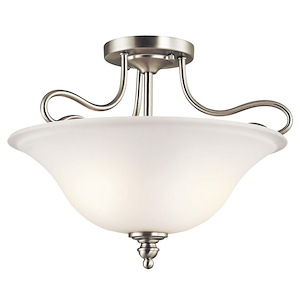 Tanglewood - 2 Light Semi-Flush Mount - 13 inches tall by 16 inches wide