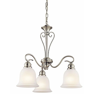 Tanglewood - 3 Light Small Chandelier - 19.25 inches tall by 20 inches wide