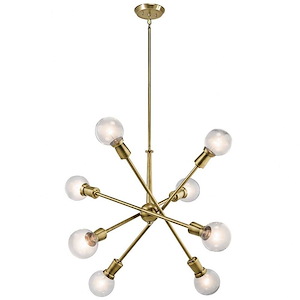Armstrong - 8 Light Large Chandelier - with Contemporary inspirations - 26 inches tall by 30 inches wide - 968124