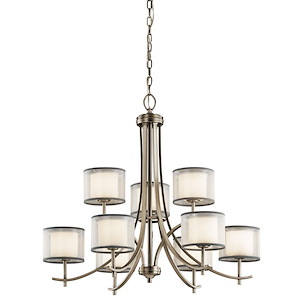 Tallie - 9 light 2-Tier Chandelier - 28.5 inches tall by 32 inches wide - 968559