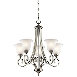Monroe - 5 Light Medium Chandelier - with Traditional inspirations - 29.5 inches tall by 27.5 inches wide - 967228