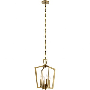 Abbotswell - 4 Light Pendant - with Traditional inspirations - 19 inches tall by 14 inches wide - 1152562