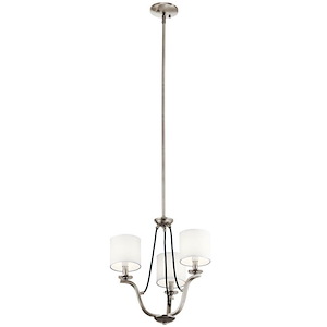 Thisbe - 3 Light Mini Chandelier - 19.5 Inches Tall By 18 Inches Wide - 1254259
