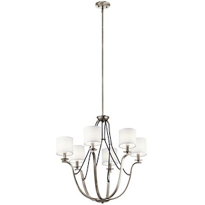 Thisbe - 6 Light Medium Chandelier - 28.25 Inches Tall By 27.5 Inches Wide