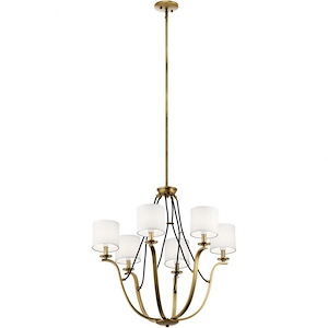 Thisbe - 6 Light Medium Chandelier In Traditional Style-28.25 Inches Tall and 27.5 Inches Wide - 1254038