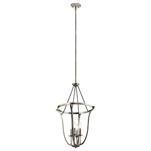 Thisbe - 4 Light Large Foyer - 29.25 Inches Tall By 17.5 Inches Wide - 1254094