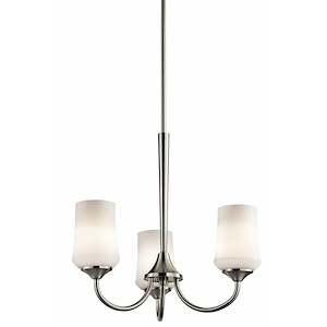Aubrey - 3 Light Small Chandelier - with Transitional inspirations - 19.25 inches tall by 21.5 inches wide - 967746