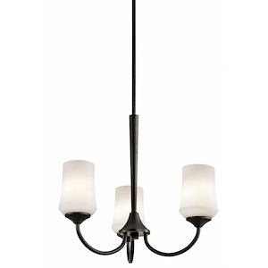 Aubrey - 3 Light Small Chandelier - with Transitional inspirations - 19.25 inches tall by 21.5 inches wide - 967746