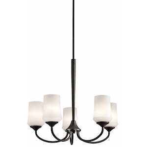 Aubrey - 5 Light Medium Chandelier - with Transitional inspirations - 23 inches tall by 25 inches wide - 967745