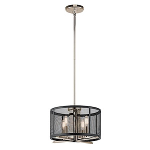 Titus - 4 light Convertible Pendant - 9.75 inches tall by 14.25 inches wide