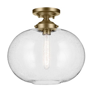 Avery - 1 Light Semi-Flush Mount-13.5 Inches Tall and 14.5 Inches Wide - 1340457