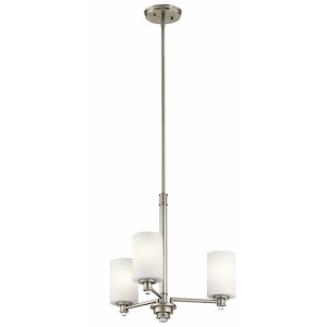 Joelson - 3 Light Small Chandelier - with Transitional inspirations - 18.5 inches tall by 20 inches wide - 968552