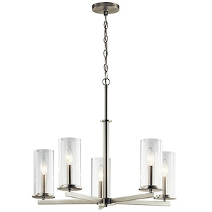 Crosby - 5 light Meidum Chandelier - with Contemporary inspirations - 22.25 inches tall by 26.25 inches wide - 968855