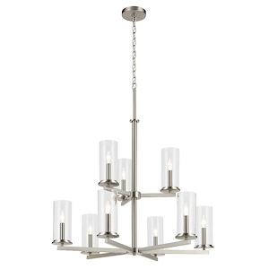Crosby - 9 Light Chandelier-32.5 Inches Tall and 32.25 Inches Wide - 1340464