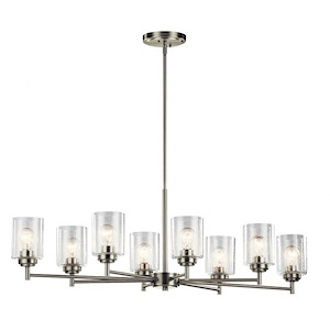 Winslow - 8 light Linear Chandelier - 14.75 inches tall by 20 inches wide - 969834