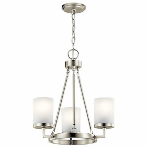 Daimlen - 3 light Chandelier - with Transitional inspirations - 18.75 inches tall by 18 inches wide