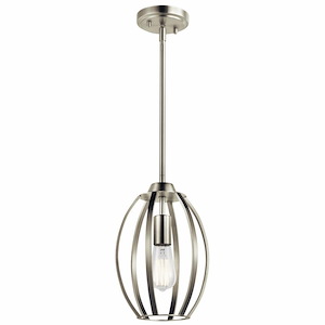 Tao - Pendant 1 Light - with Contemporary inspirations - 12 inches tall by 8 inches wide - 969190