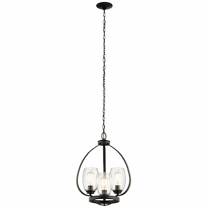 Tuscany - 3 light Mini Chandelier - 21 inches tall by 17 inches wide - 969188