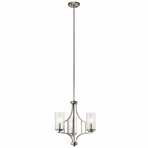 Vara - 3 Light Mini Chandelier - 18.5 Inches Tall By 18 Inches Wide