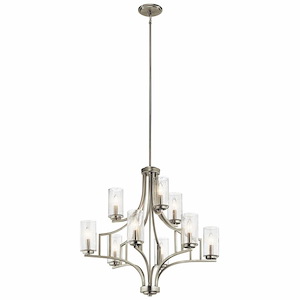 Vara - 9 light 2-Tier Chandelier - 29.75 inches tall by 32 inches wide - 969179