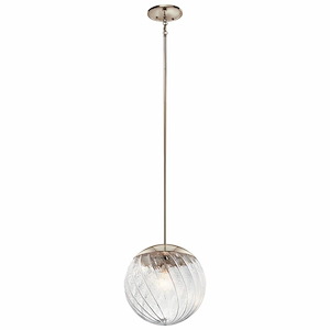 Amaryliss - 1 light Pendant - with Contemporary inspirations - 13.5 inches tall by 13 inches wide