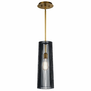 Linara - 1 light Pendant - with Contemporary inspirations - 17.75 inches tall by 6 inches wide