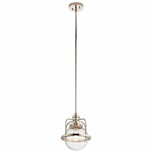 Triocent - 1 light Convertible Pendant - 12.25 inches tall by 9.5 inches wide