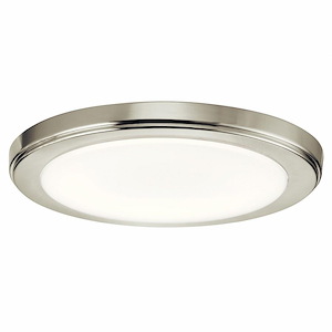 Zeo - 18.5W 1 LED Round Flush Mount - 1 inches tall by 10 inches wide - 969441