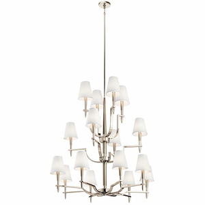 Kinsey - Sixteen Light 3-Tier Chandelier - with Transitional inspirations - 45.25 inches tall by 41.75 inches wide