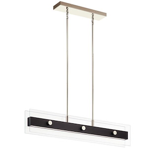 Tig - 69W 6 LED Linear Chandelier - 8.5 inches tall by 5 inches wide