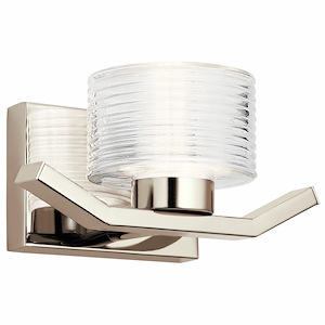 Lasus - 1 Light Wall Sconce - with Contemporary inspirations - 5 inches tall by 10.5 inches wide