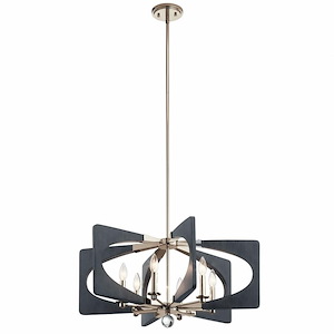 Alscar - 6 light Medium Chandelier - with Transitional inspirations - 14.25 inches tall by 28 inches wide - 969910