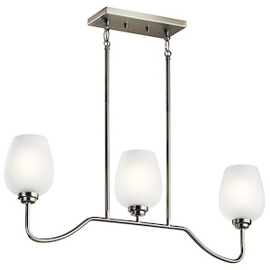 Valserrano - 3 light Linear Chandelier - 16.25 inches tall by 5 inches wide - 970111