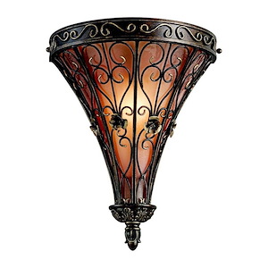 Marchesa - 1 Light Wall Sconce - with Traditional inspirations - 14.75 inches tall by 12.5 inches wide