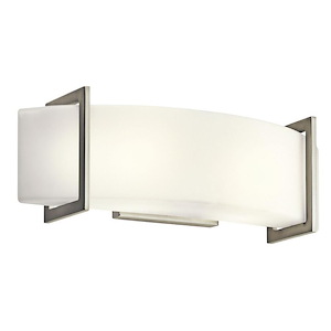 Crescent View - 2 Light Bath Vanity - with Contemporary inspirations - 18 inches wide