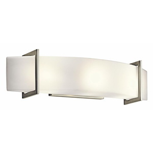 Crescent View - 3 Light Bath Vanity - With Contemporary Inspirations - 24 Inches Wide