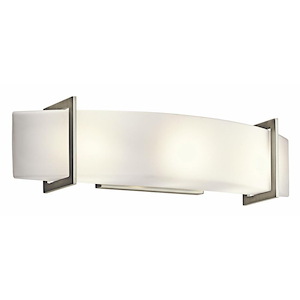 Crescent View - 3 Light Bath Vanity - With Contemporary Inspirations - 24 Inches Wide - 1152628