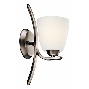 Granby - 1 Light Wall Sconce - with Transitional inspirations - 14 inches tall by 5.25 inches wide