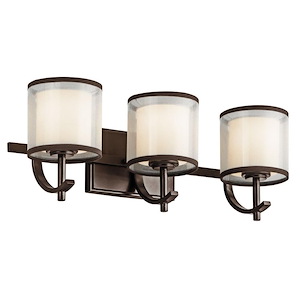 Tallie - 3 Light Swing Arm Bath Vanity Approved for Damp Locations - with Transitional inspirations - 7.5 inches tall by 20.5 inches wide - 968523