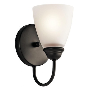 Jolie - 1 Light Wall Sconce - with Transitional inspirations - 9 inches tall by 5 inches wide