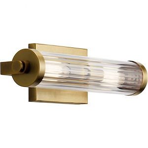 Azores - 2 Light Wall Sconce In Vintage Industrial Style-4.5 Inches Tall and 16 Inches Wide