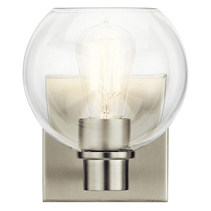 Harmony - 1 Light Wall Sconce - with Transitional inspirations - 8 inches tall by 6.5 inches wide - 969228