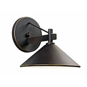 Ripley - 1 Light Outdoor Wall Bracket - 8 Inches Wide
