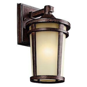 Atwood - 1 Light Outdoor Wall Mount - With Lodge/Country/Rustic Inspirations - 11 Inches Tall By 6 Inches Wide - 1152434