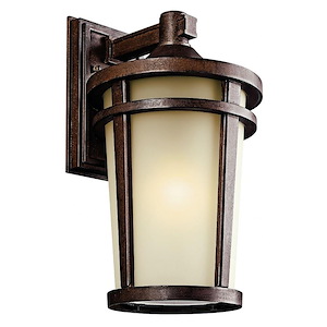 Atwood - 1 light Outdoor Wall Mount - with Lodge/Country/Rustic inspirations - 17.75 inches tall by 10 inches wide