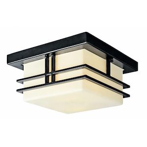 Tremillo - 2 light Outdoor Flush Mount - 6.5 inches tall by 11.5 inches wide - 966797