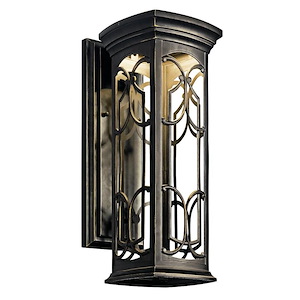 Franceasi - 1 light Wall Mount - with Traditional inspirations - 18 inches tall by 7 inches wide