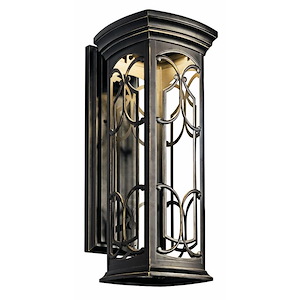 Franceasi - 1 light Wall Mount - with Traditional inspirations - 22 inches tall by 8.5 inches wide