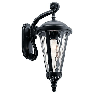 Cresleigh - 1 light Large Outdoor Wall Lantern - with Traditional inspirations - 22 inches tall by 9 inches wide - 970132