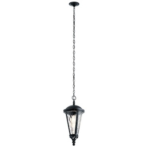 Cresleigh - 1 light Outdoor Hanging Lantern - with Traditional inspirations - 21.25 inches tall by 9 inches wide - 970133